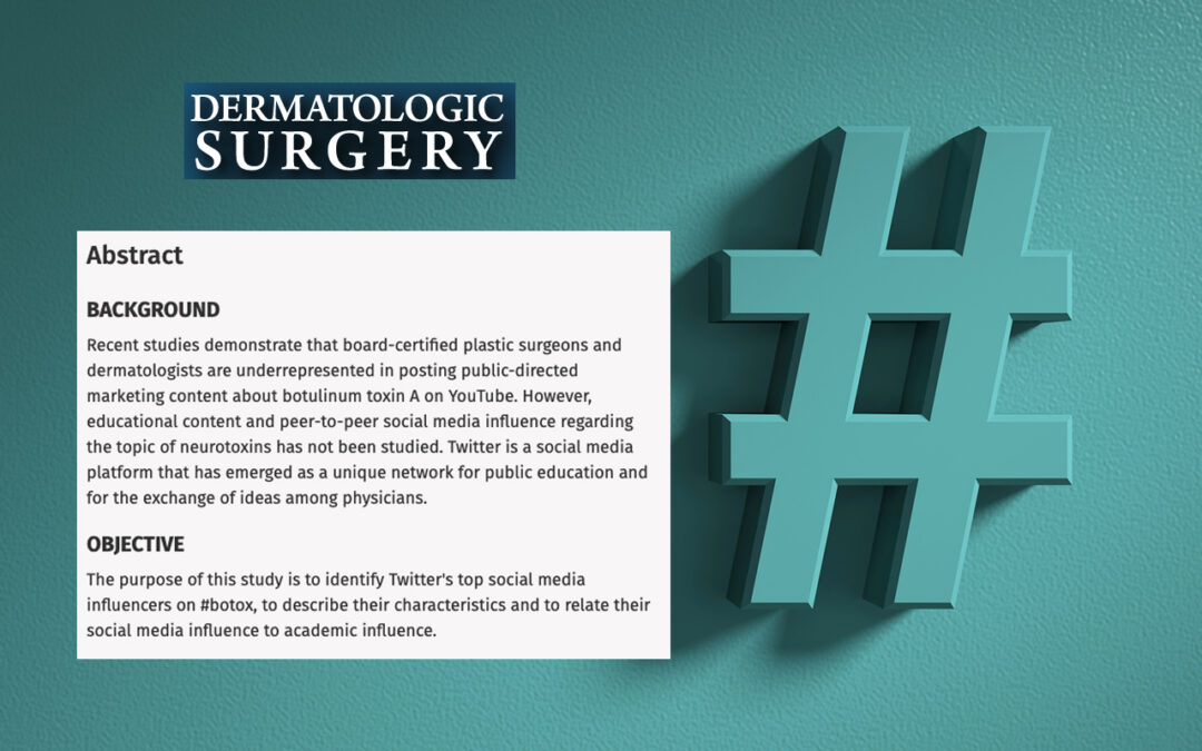 #Botox 101: Subgroup Analysis of Twitter’s Top 101 Neurotoxin Influencers – Journals