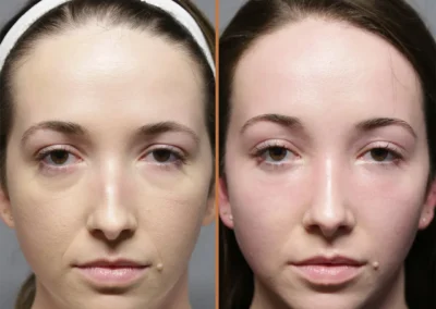 Facial Optimization before and after photos by Sherber and Rad in Washington DC